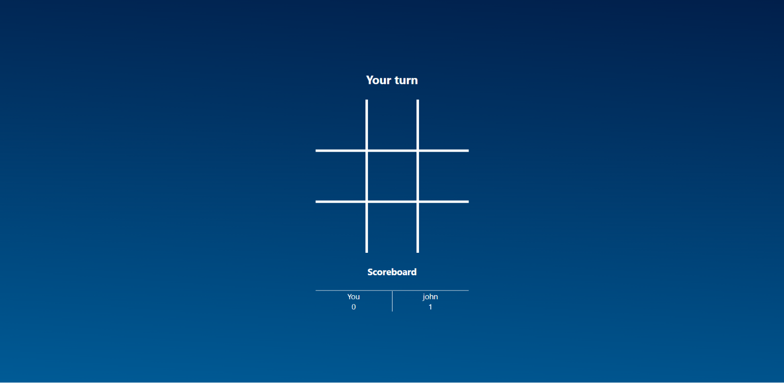 Projet Tic Tac Toe